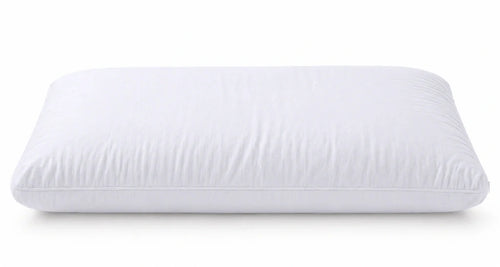 Almohada Viscoelástica Recta Exclusiva con funda de tela Towel blanca, vista frontal