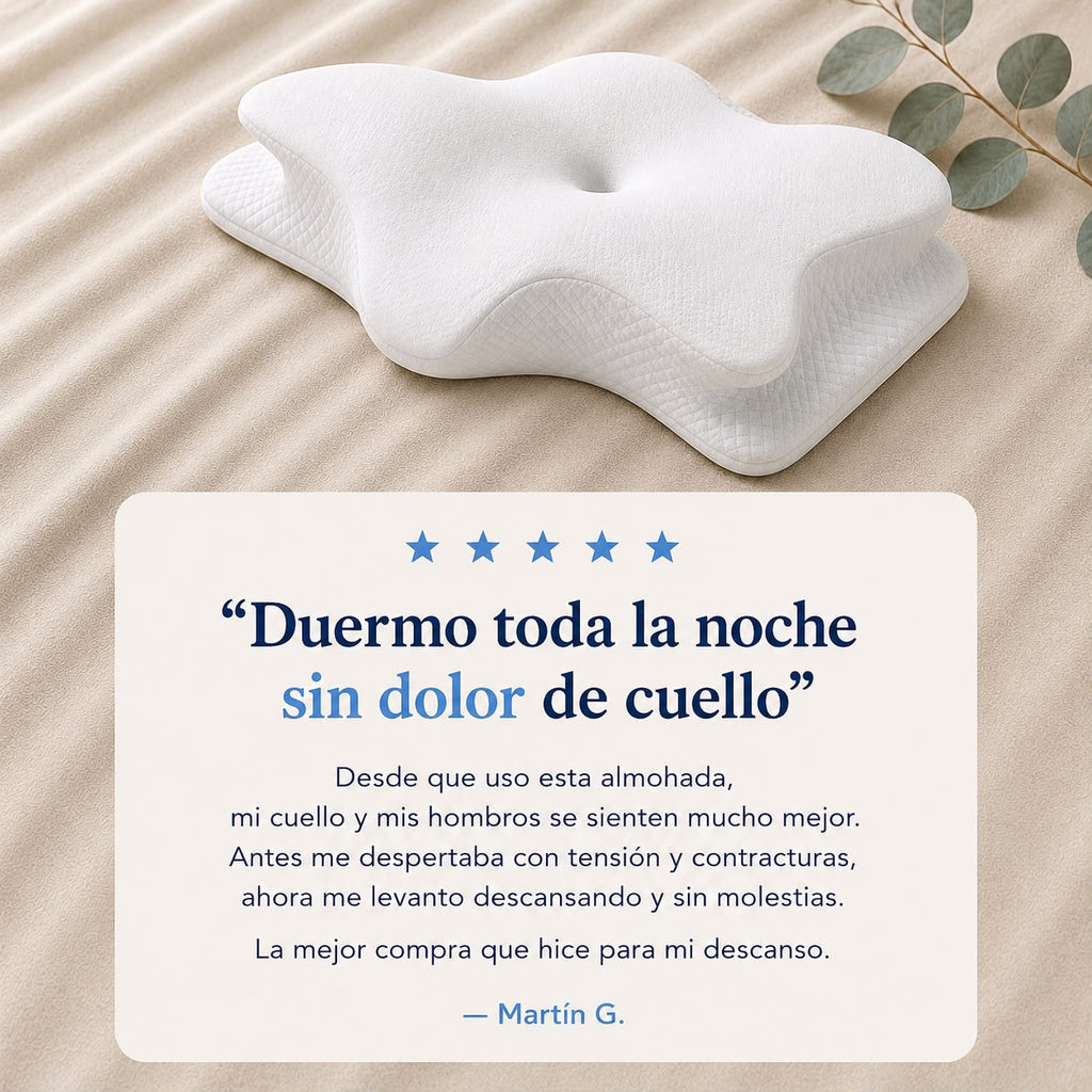 Almohada ergonómica cervical Memory Foam