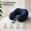 Almohada Inteligente Viscoelástica Cervical Cuello de Viaje